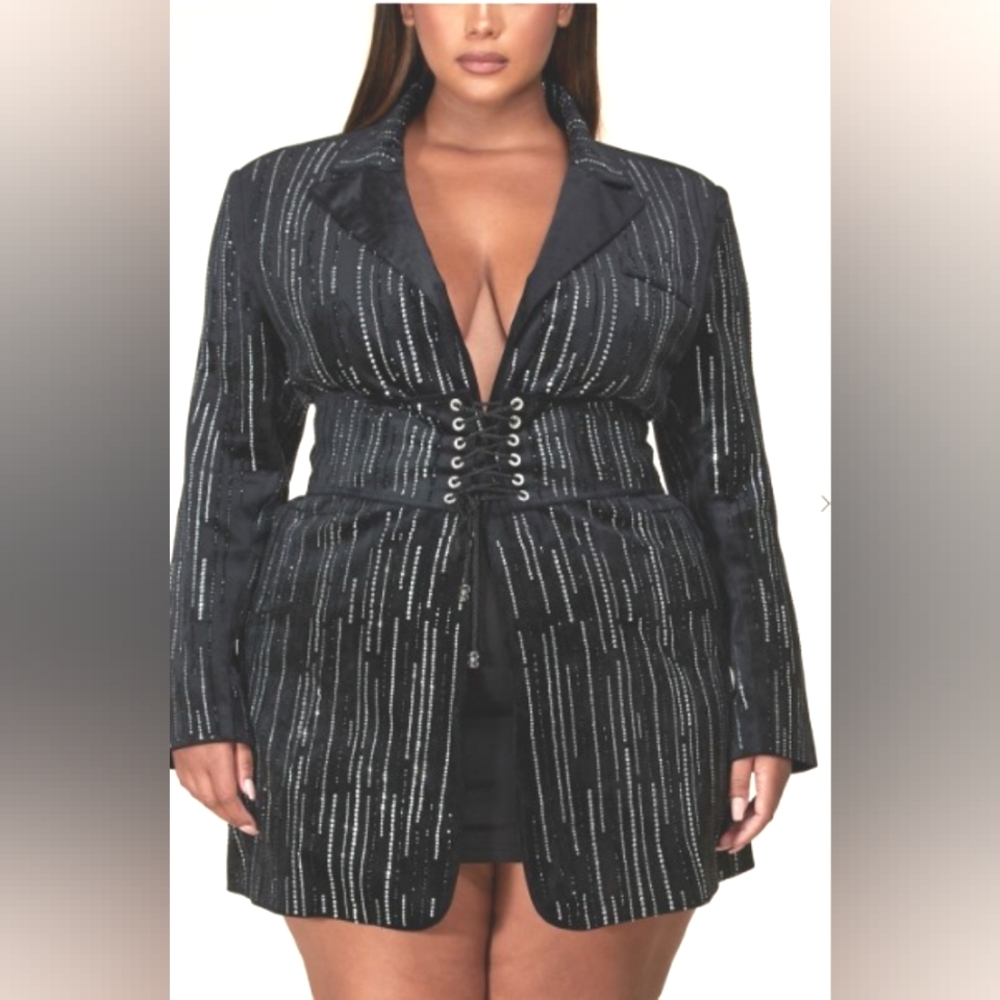 Sparkling Rhinestone Velvet Dress